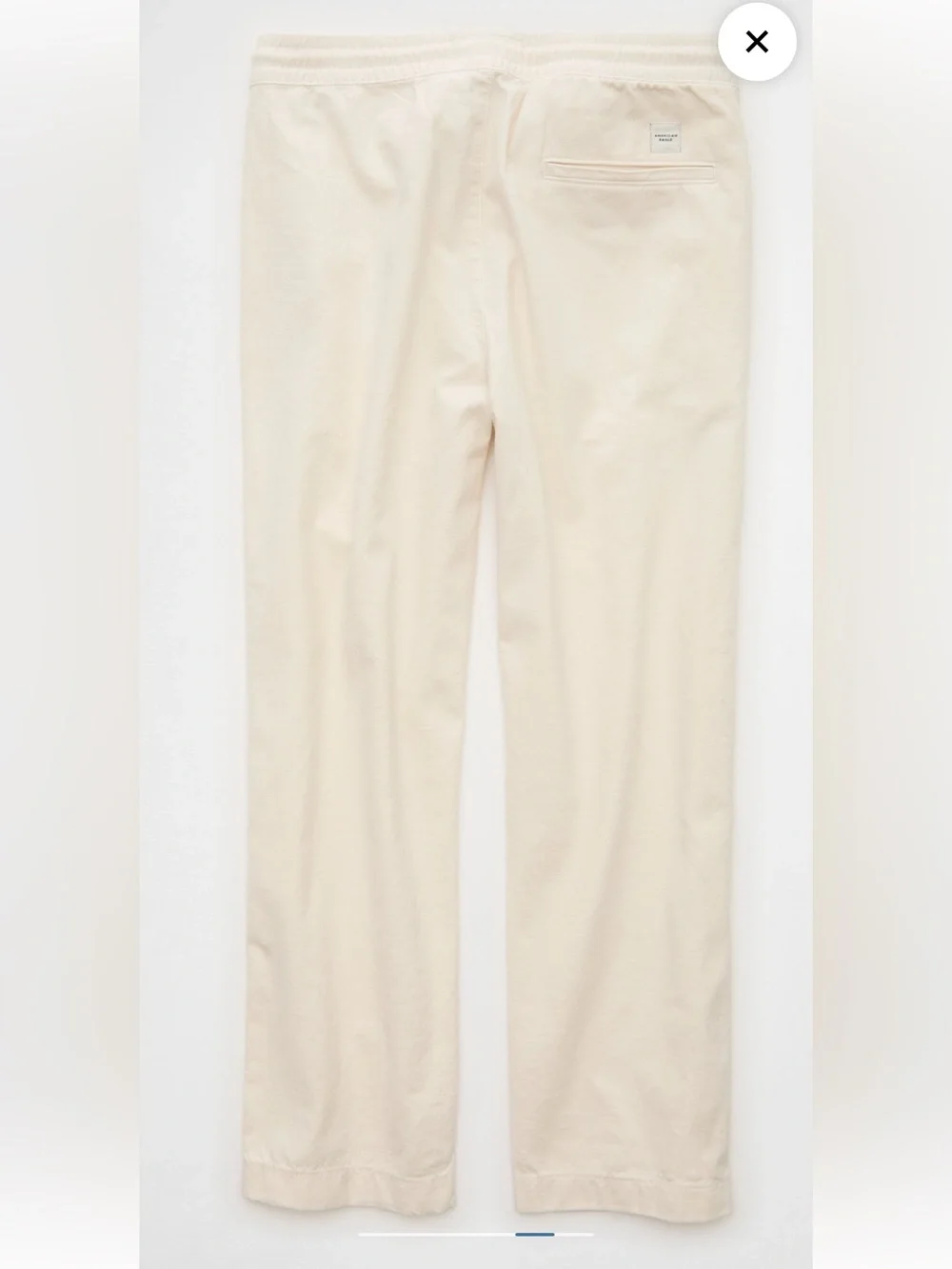 NWT Men’s AE Pull On Trekker Cream Pant